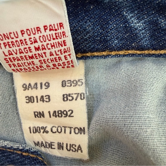 VTG Y2K Marithe Francois Girbaud Men's Stone Washed Denim Shorts Size 33 - Picture 8 of 11